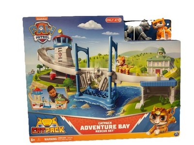 PAW Patrol Cat Pack Adventure Bay Rescue Set w/Meow Meow Robot and Wild  NEW