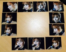 LOT 11 PHOTOS MYLENE FARMER EN CONCERT REPRODUCTIONS GLOSSY 11X15 CMS
