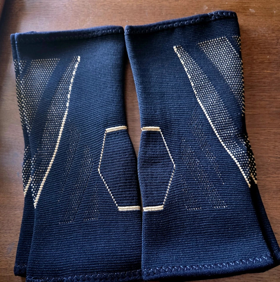 Copper Infused Ankle Compression Brace Unisex Support Plantar Fascilitis Pain - Image 2 of 4