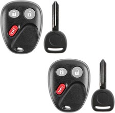 Keyless Entry Remote Car Key Fob and Key Replacement Pack of 2