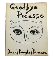 Vintage Goodbye Picasso Book by David Douglas Duncan 1974 1st Edition Hardcover