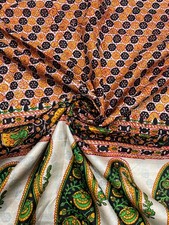 Vintage Silk Saree for Crafting, Sewing, Quilting, Upcycled Projects SS2690
