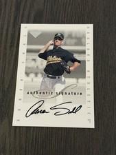 1996 Leaf Signature Series Signatures Update AARON SMALL Auto Signed Insert Card