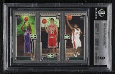 2003 Topps Rookie Matrix LeBron James Kirk Hinrich Chris Bosh BGS 9 MINT HOF 0q3