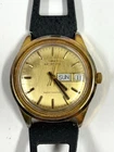 Vintage Timex Automatic Water Resistant Watch Goldtone - Day/Date - WORKS