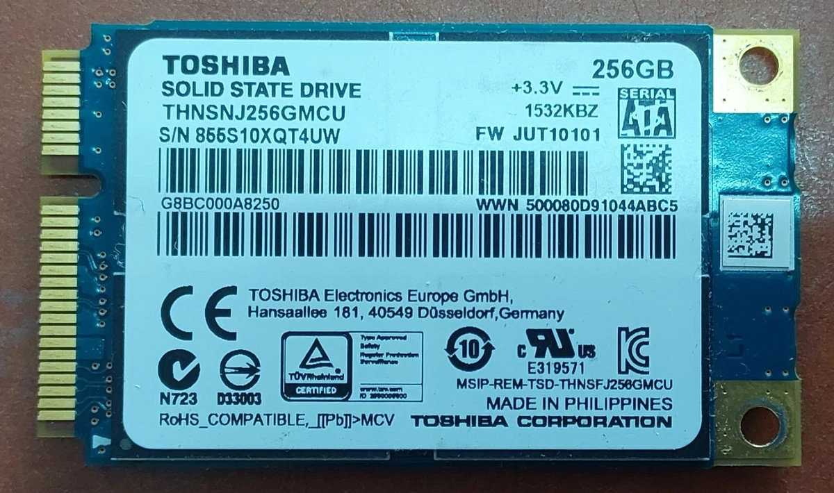 Thnsnj256gmcu Crystaldiskinfo Toshiba Thnsnj256gmcu TOSHIBA MSATA 256GB SSD THNSNJ256GMCY
