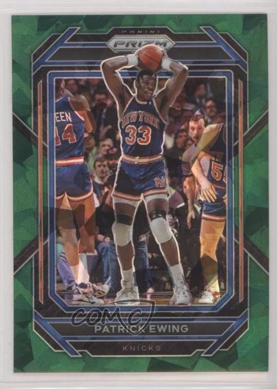 2022-23 Panini Prizm Green Ice Prizm Patrick Ewing #275 HOF 18la