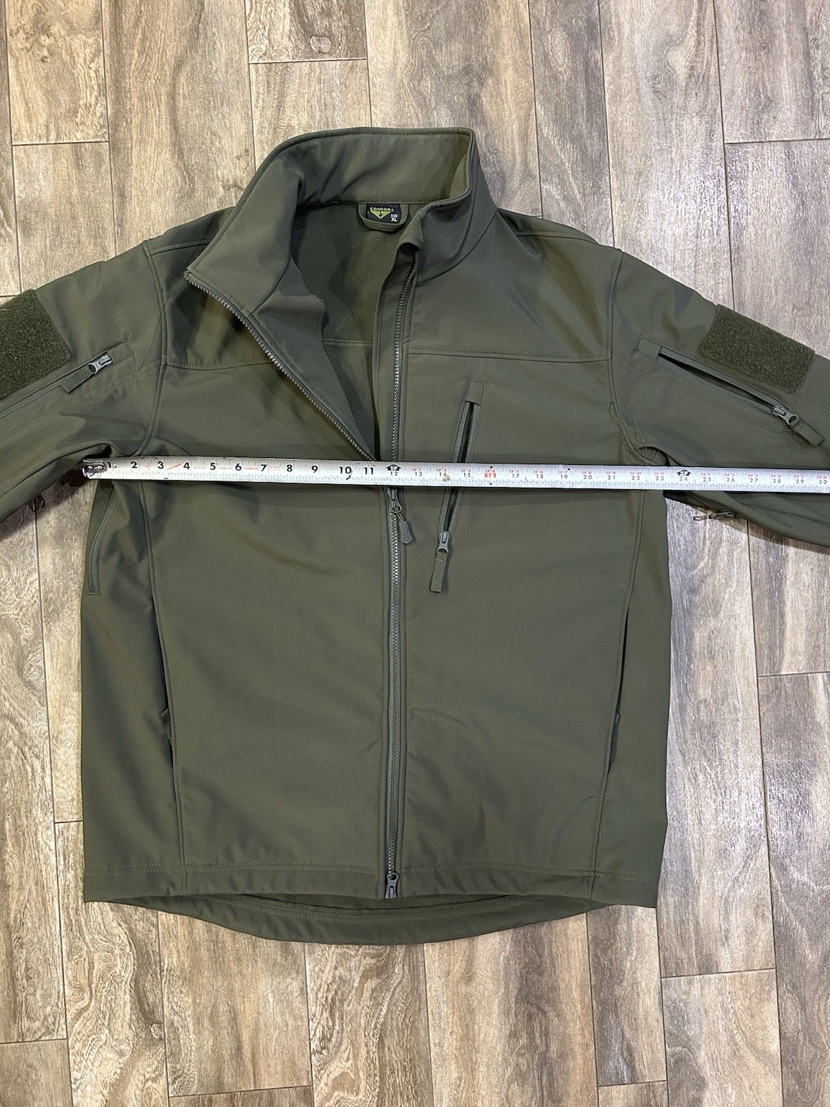 Condor Phantom Soft Shell Jacket OD Green Fleece … - image 5