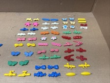 1980 90s Vtg Snap Tight Plastic and French Hair Barrettes Assorted Materials 31