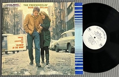 WLPROMOTION ONLY ''The Freewheelin' Bob Dylan'' LP BOB DYLAN 1963 Columbia HYPES!