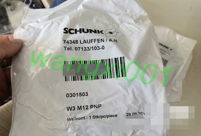 6PCS New SCHUNK W3 M12 PNP 0301503 Connecting cables DHL Fast delivery #F3