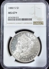 1880-S Morgan Dollar MS-67+ NGC VIDEO