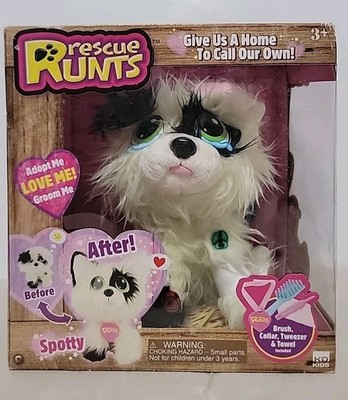 KD Kids Rescue Runts Plush Dog Rare 2018 New! Spotty Toy NRFB  Read Description