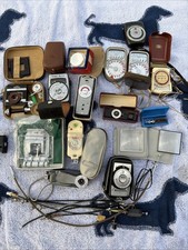 Vintage Camera Parts And Tools Lot Light Meters And Other Stuff