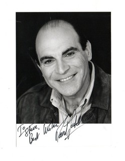 David Suchet Actor DR WHO/POIROTSigned 6x4 B/W Photo Autographed To Steve