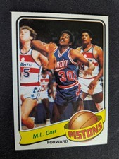 1979-80 Topps Basketball Card # 107 M.L. Carr - Detroit Pistons (NM)