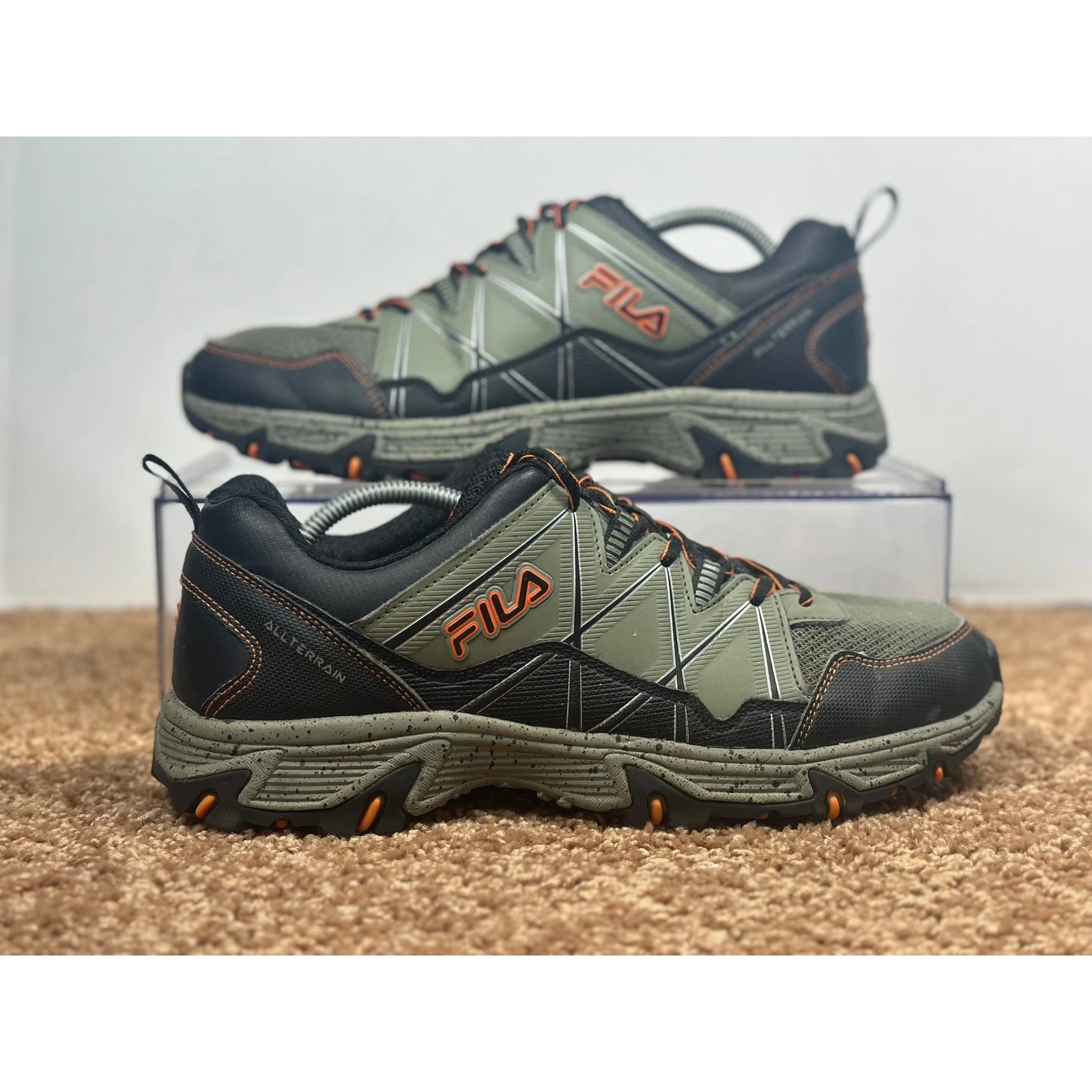 Fila Men's Outdoor At Peake 24 Running Hiking Athletic Sneakers Shoes, Men's 8.5