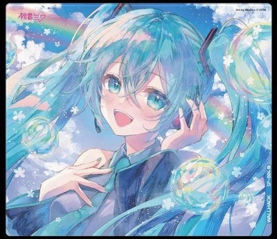 WALLHACK SP-004 Hatsune Miku Summer Edition Glass Mouse Pad