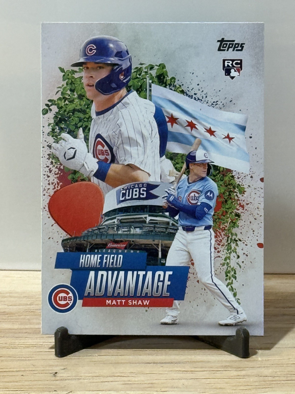 2025 Topps Update Matt Shaw #HA-44 RC Home Field Advantage Cubs