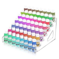 Clear Paint Organizer, Miniature Paint Holder 7 Layers Paint Storage Rack,