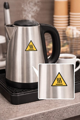 #ad #ad Danger Heat quot;Hotquot; Safety Caution quot;Hotquot; Surface Stickers 24 Pack 1.0quot; x 1.0quot; p933 $10.99