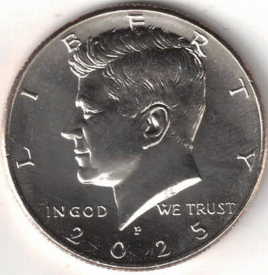 2025-P Philadelphia Brilliant Uncirculated Nickel Clad Copper Half Dollar Coin