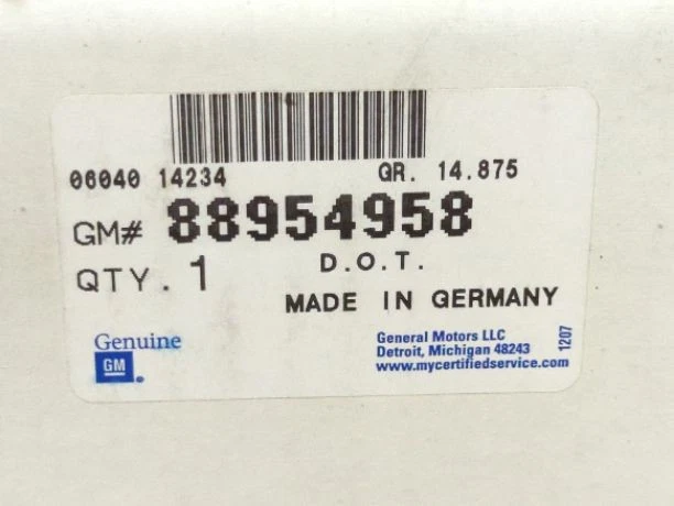 Nuevo OEM genuino GM LH hebilla de cinturón de seguridad delantero 1998-2004 Cadillac Seville Shale  Foto 2 de 4