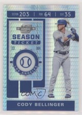2020 Panini Chronicles Contenders Optic Hyper Prizm /299 Cody Bellinger #10 00ab