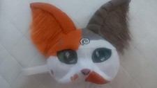 calico cat therian mask for child, teen or adult