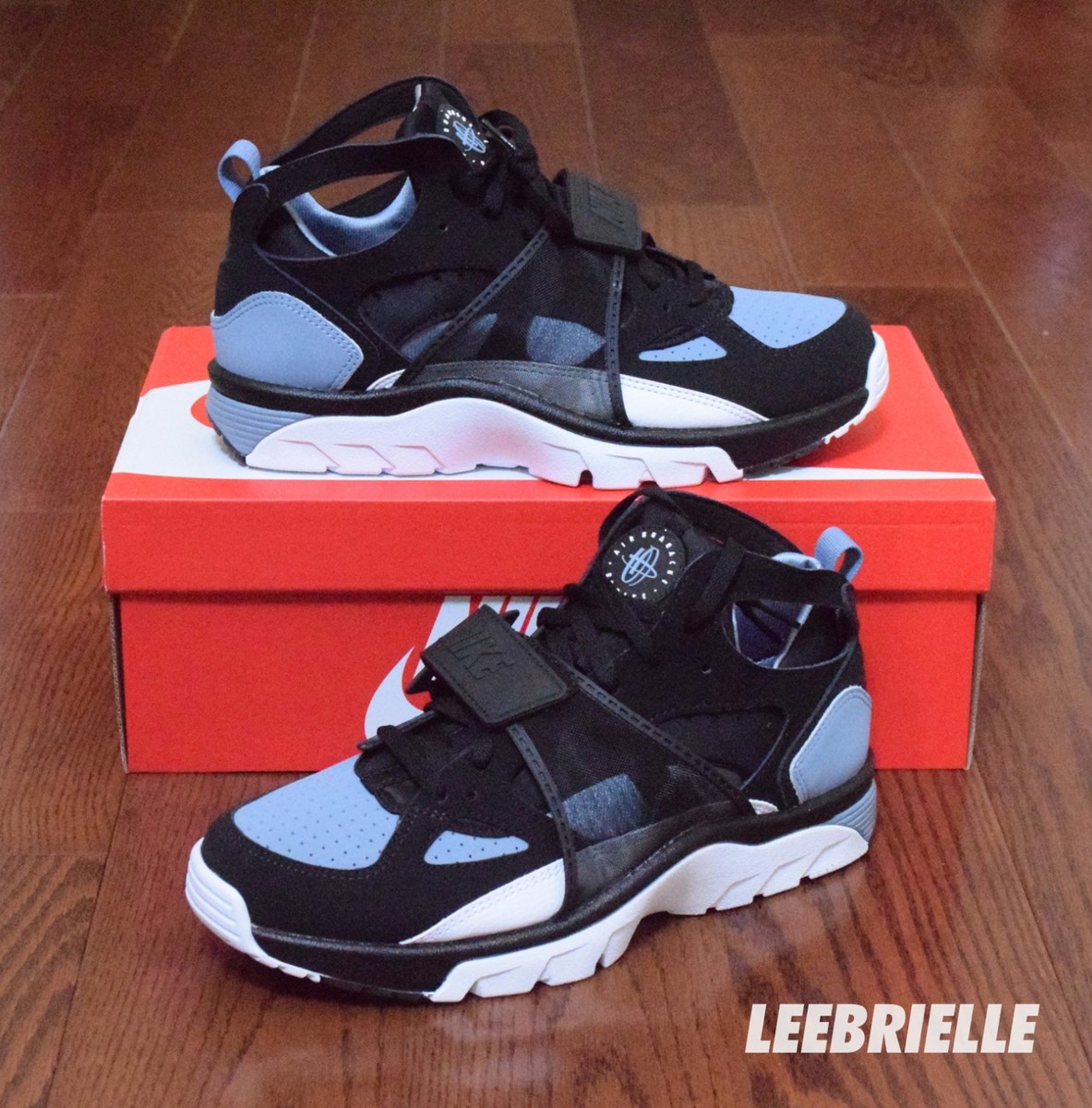 Nike Air Trainer Huarache Black Cool Blue IH4470-001 | eBay