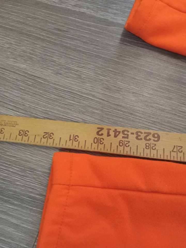 Pantalones Duxbak De Colección Para Hombres 34x32 Naranja Brillante Aislante Forrado Pantalón de Caza G42 Foto 4 de 4