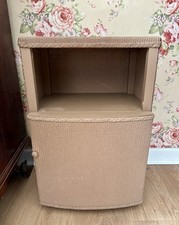 Vintage Wicker Bedside Cabinet