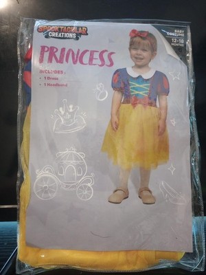 Spooktacular Creations Baby Princess Costume 12-18 Months Dress Headband