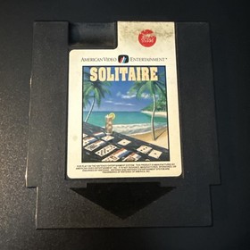 Solitaire (Nintendo Entertainment System, 1992) NES w/ Manual - Tested