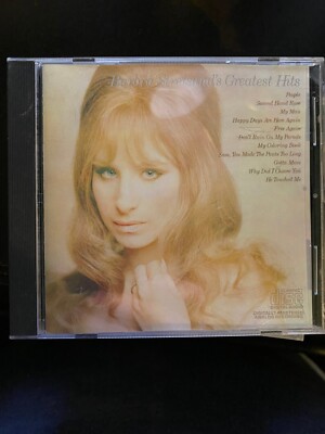 Barbra Streisand's Greatest Hits by Barbra Streisand music CD 