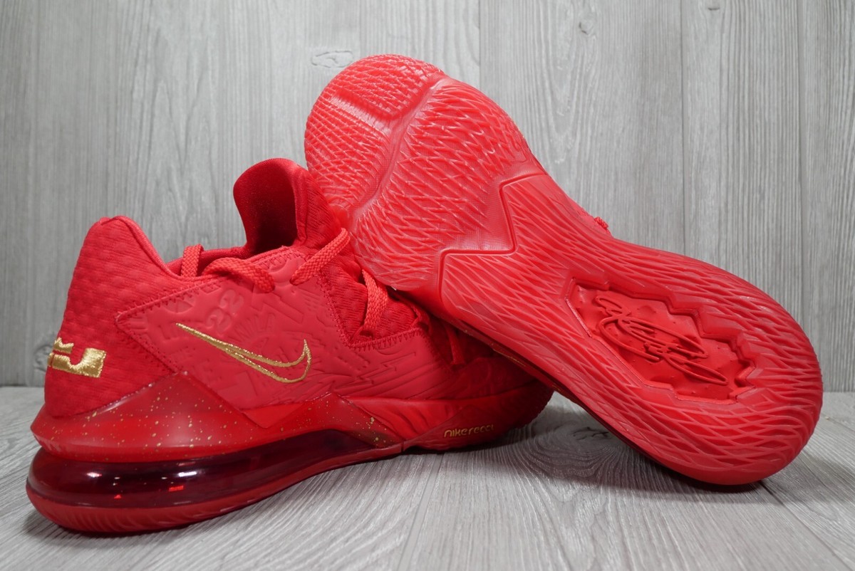 NIKE - xxx さん専用　NIKE lebron17 low ナイ17 29cmレッド赤 New Nike Lebron 17 XVII Low Triple Red Gold Titan Shoes
