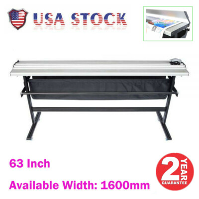 USA Stock 63 Inch Manual Large Format Paper Trimmer Cutter with Support Stand