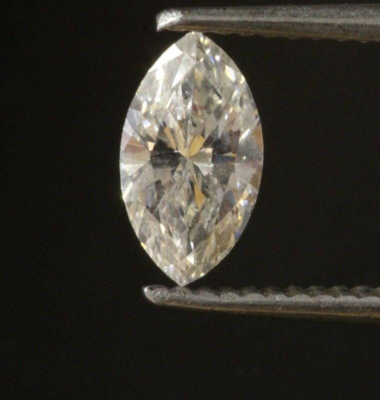 GIA Loose Certified Marquise Diamond .86ct I1 K Faint brown Natural Earth mined