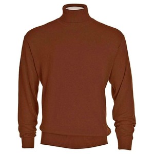 brown turtleneck shirt mens