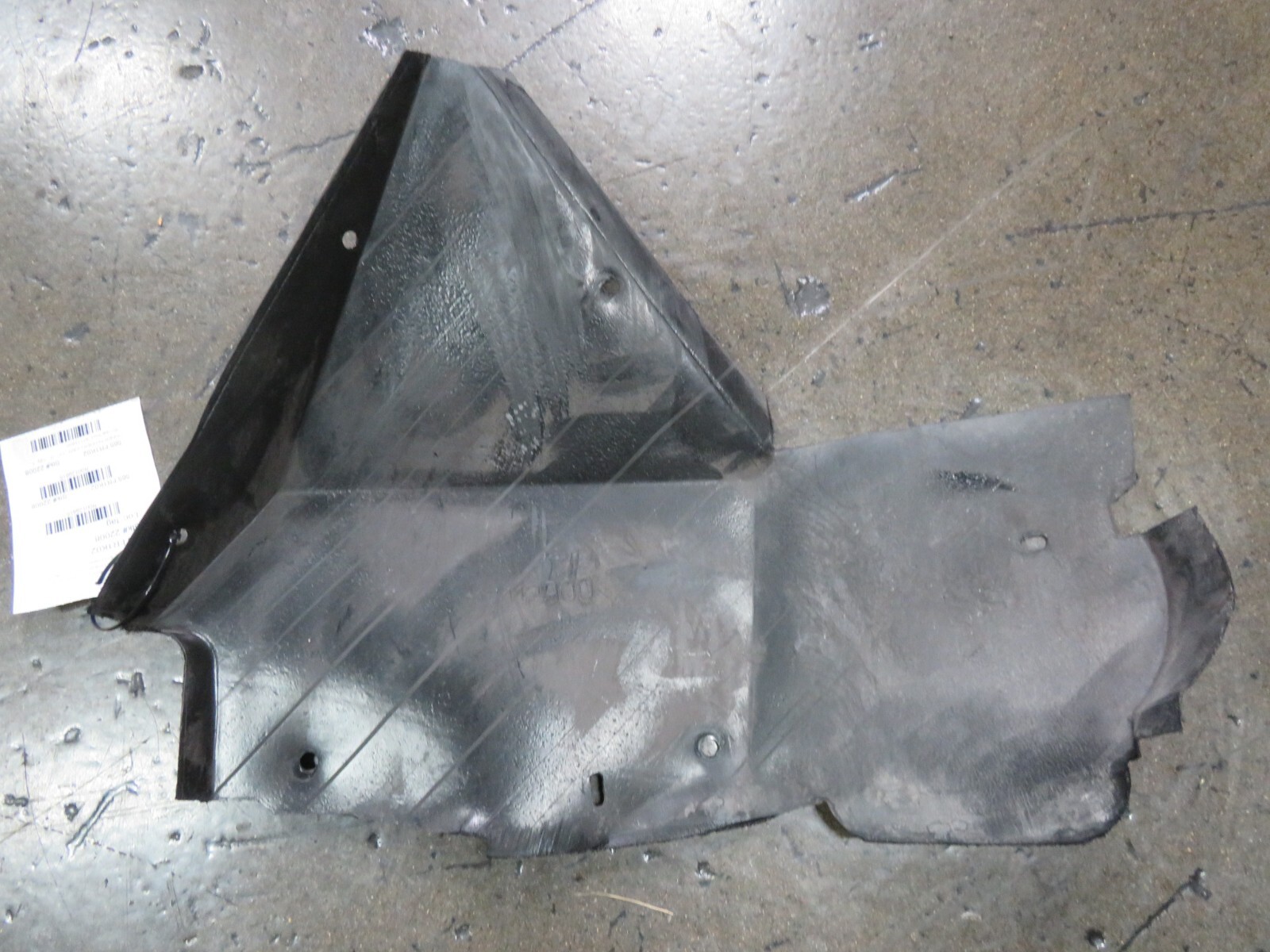 Ferrari 575, RH, Rear Inner Fender Liner, Front Section, Used, P/N 67112900
