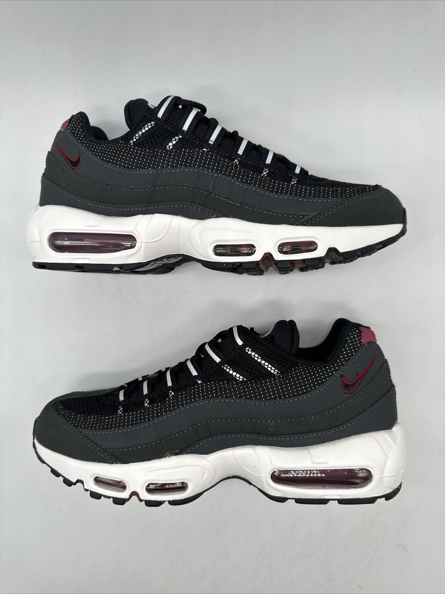 Nike Air Max 95 Essential Black Red DQ3982-001 Men's Size 13 | eBay