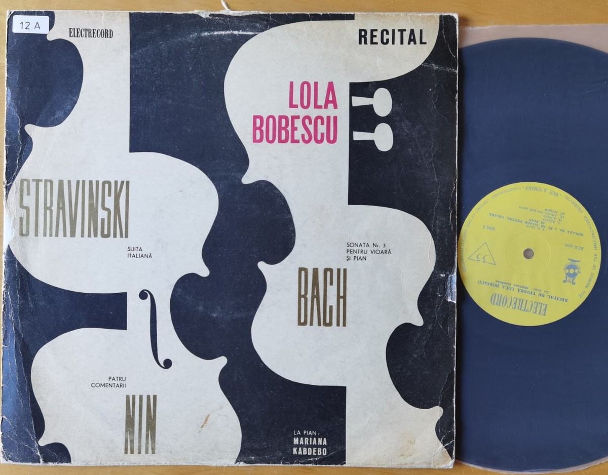 【J21313】Lola Bobesco Recital Lola Bobesco, Simone Guttman – Recital – Vinyl (LP), [r14065308