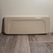 VitroMex  Light Brown Used Toilet Tank Lid 21 5/8" X 8 5/8" Hecho En Mexico 67