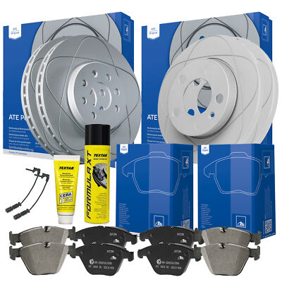 ATE Powerdisc Bremsensatz + Ceratec + Bremsenreiniger +  WK Opel Zafira  280m