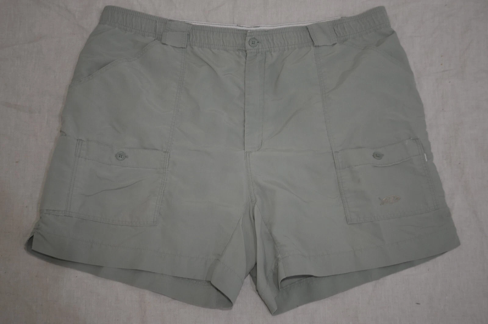 Aftco Bluewater Men's Size 42 Original Fishing Boating Green Cargo Shorts