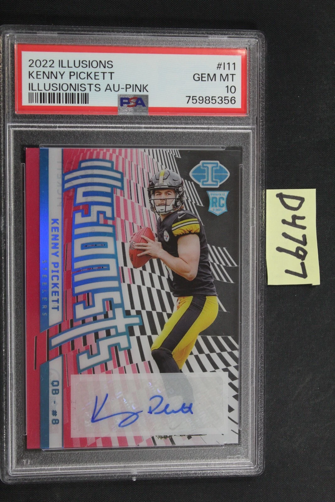 Kenny Pickett Panini Illusions Illusionists Autographs #I11 Pink