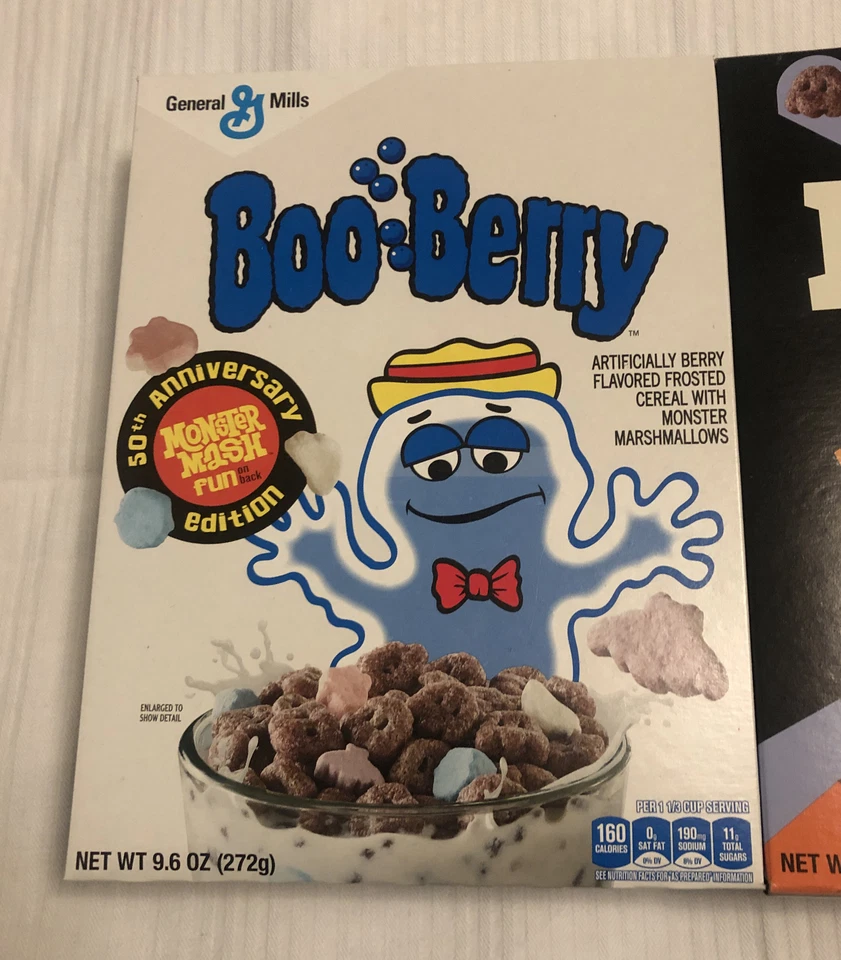 3 BOXES GENERAL MILLS 50 YEARS MONSTER MASH CEREALS Franken Chocula Boo Berry - Image 2 of 4