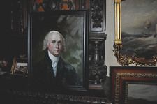 Museum Quality President James Madison Oil Painting