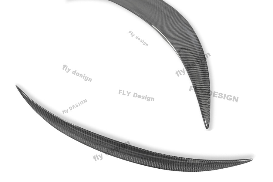 Carbon Look Rear Spoiler Lip Fits for BMW 1er Coupe e82, Tuning Spoiler Abri