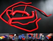Gmr Red Silicone Radiator Heater Silicone Hose Kit For Chevy 97-04 Corvette C6